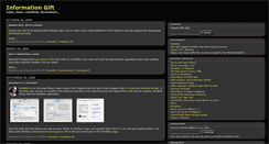 Desktop Screenshot of informationgift.com