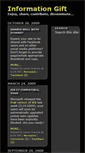 Mobile Screenshot of informationgift.com