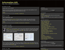 Tablet Screenshot of informationgift.com